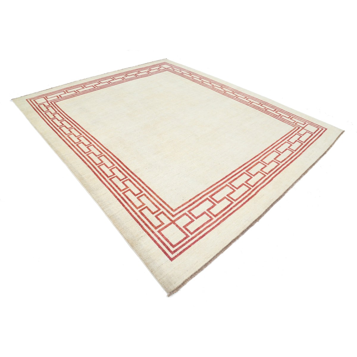 Modcar 8x9 Handmade Double Knotted Washable Wool Rug - Colorful