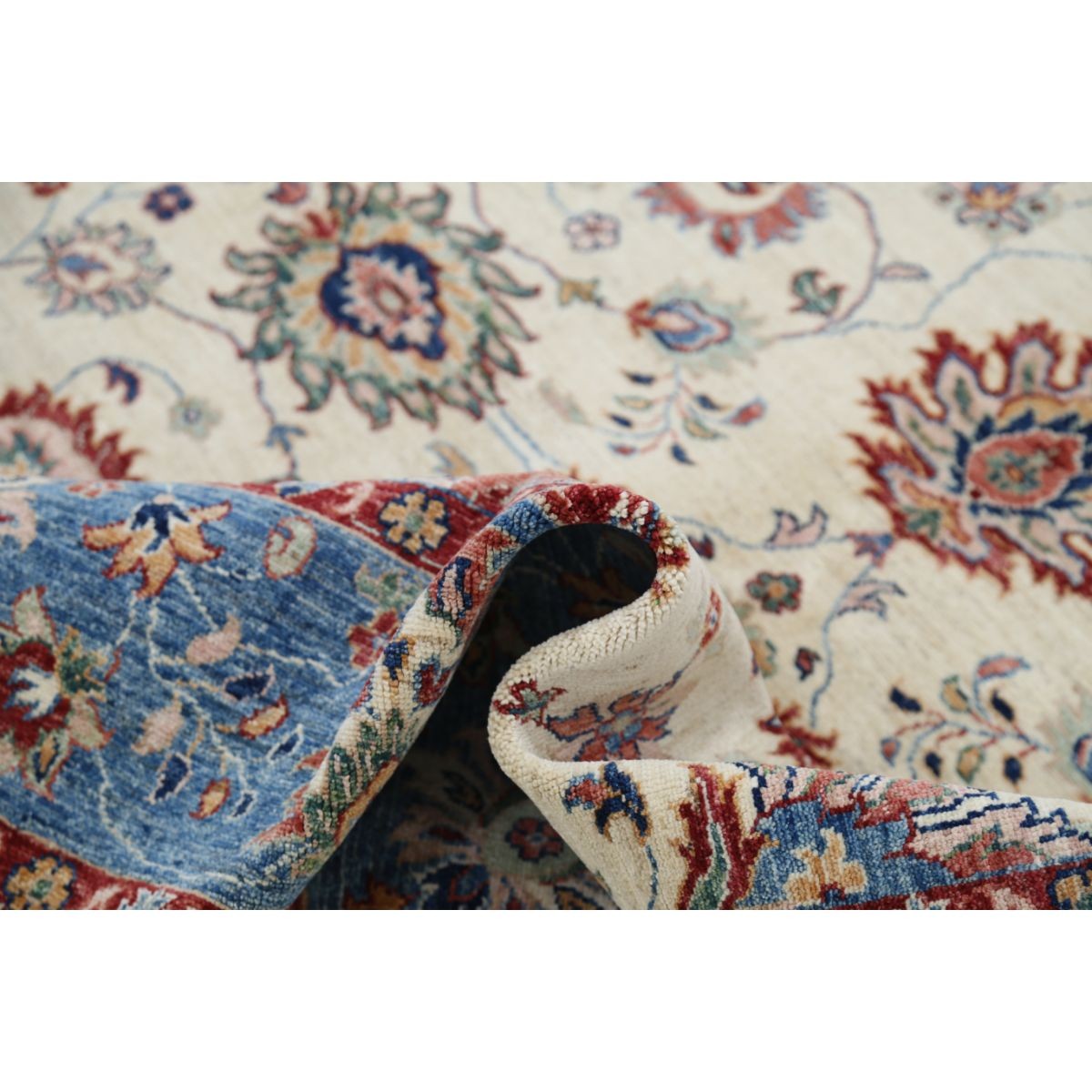 Ziegler 7x9 Handmade Double Knotted Washable Wool Rug - Colorful