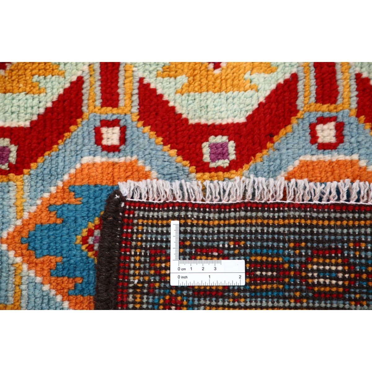 Revival 5x7 Handmade Double Knotted Washable Wool Rug - Colorful