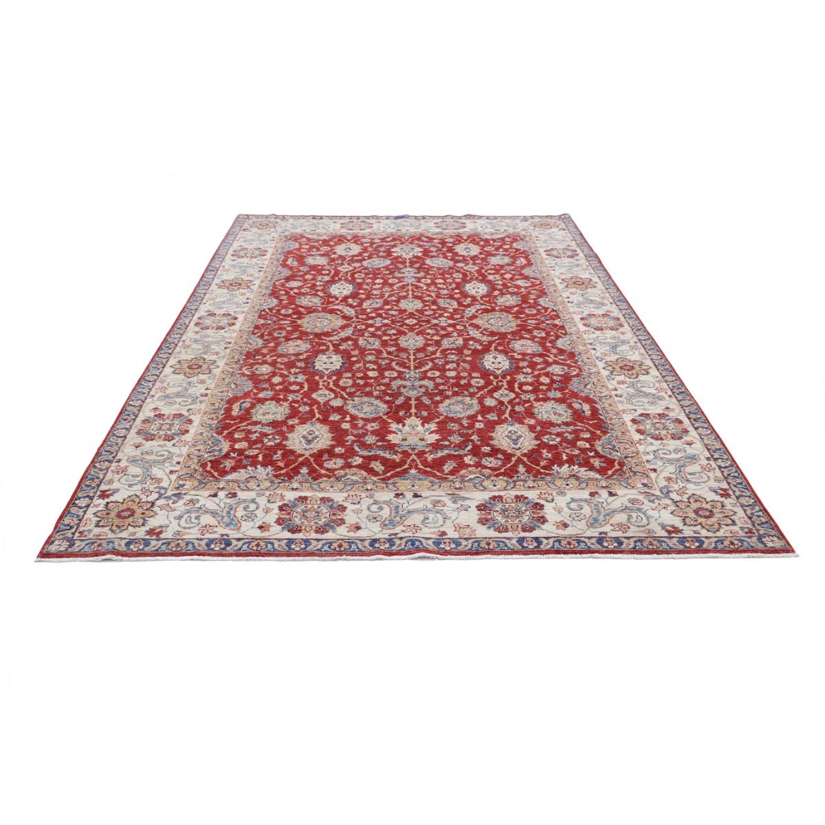 Ziegler 7x10 Handmade Double Knotted Washable Wool Rug - Colorful