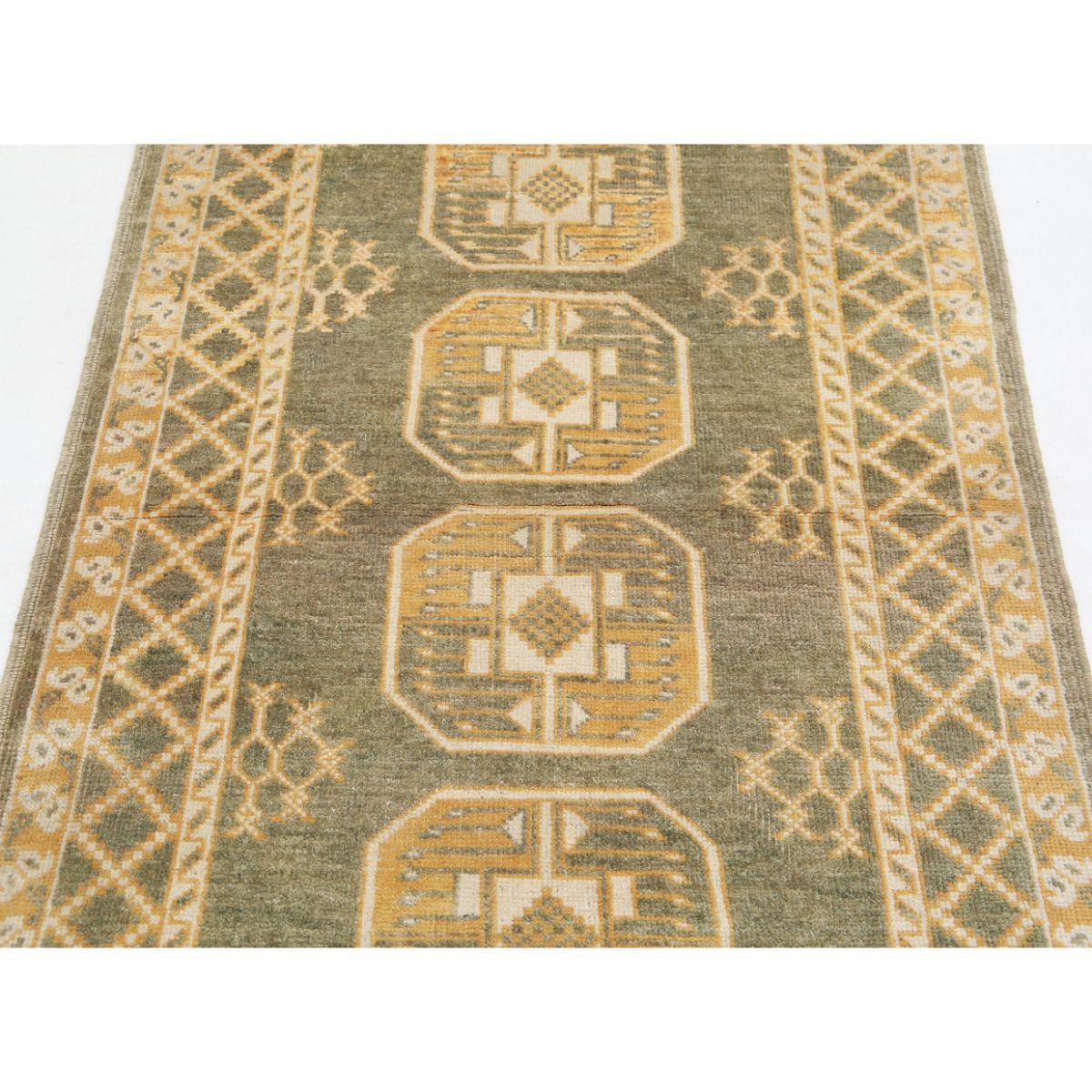 Revival 3x5 Handmade Double Knotted Washable Wool Rug - Colorful