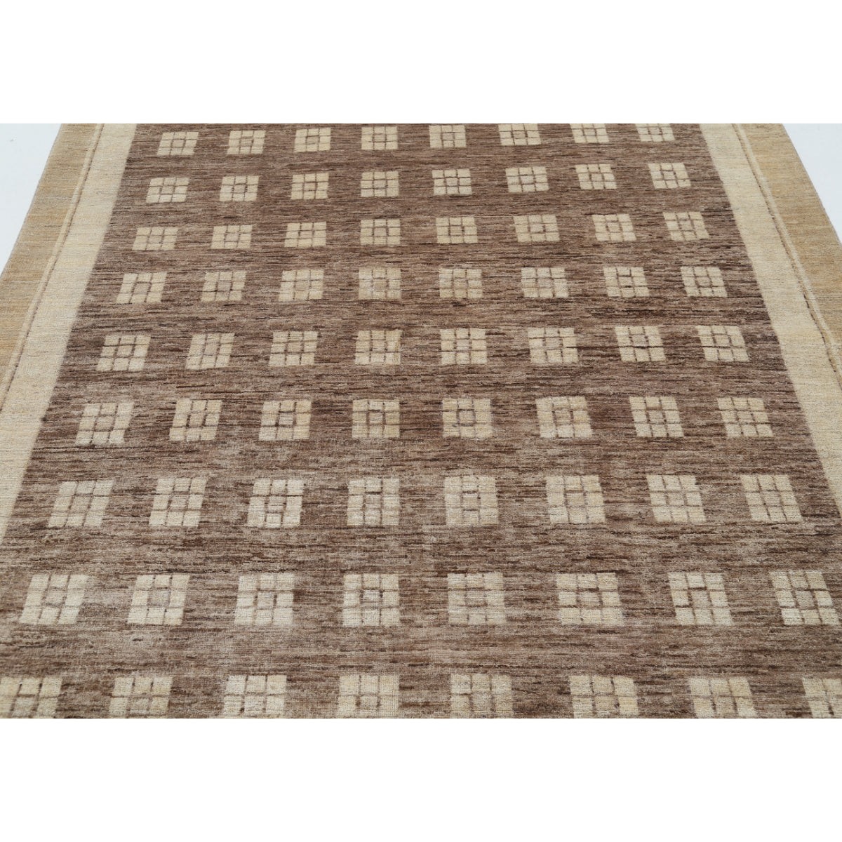 Modcar 6x9 Handmade Double Knotted Washable Wool Rug - Colorful