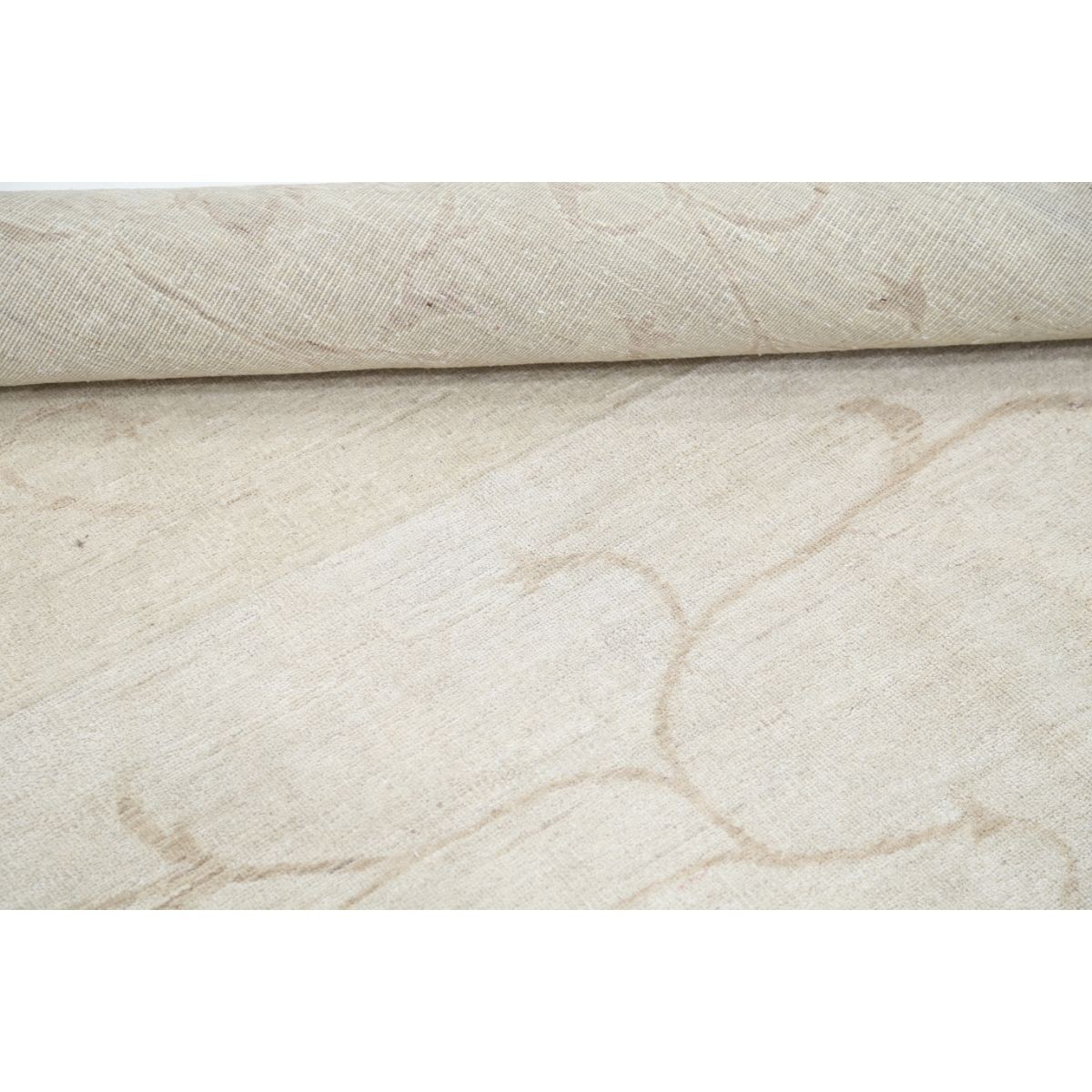 Serenity 8x9 Handmade Double Knotted Washable Wool Rug - Soft Hues
