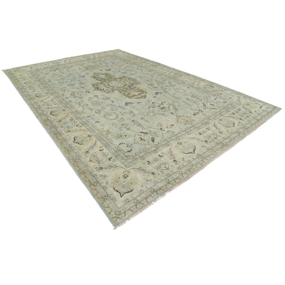 Ziegler 10x15 Handmade Double Knotted Washable Wool Rug - Colorful