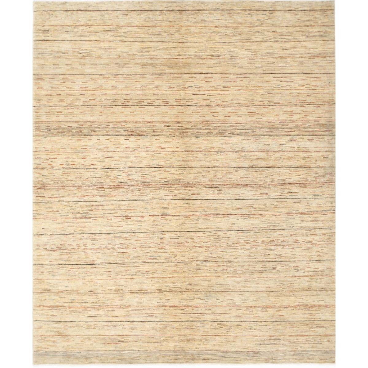 Modcar 7x8 Handmade Double Knotted Washable Wool Rug - Colorful