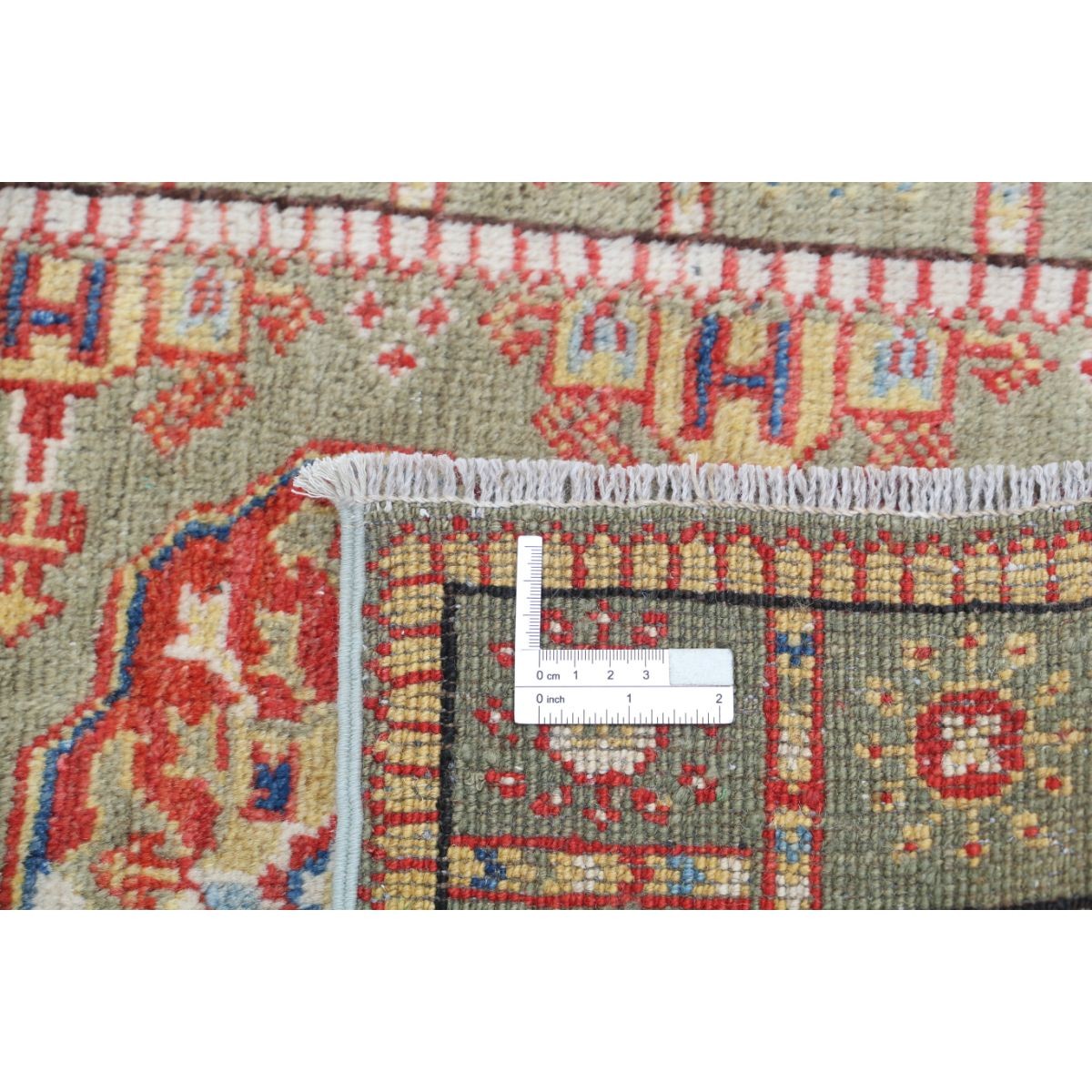 Revival 2x3 Handmade Double Knotted Washable Wool Rug - Colorful