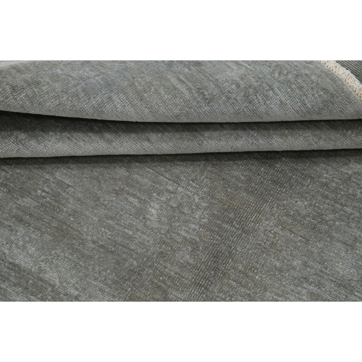 Overdye 5x7 Handmade Double Knotted Washable Wool Rug - Monochormatic