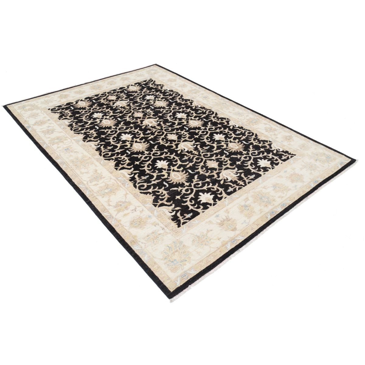 Ziegler 6x8 Handmade Double Knotted Washable Wool Rug - Colorful