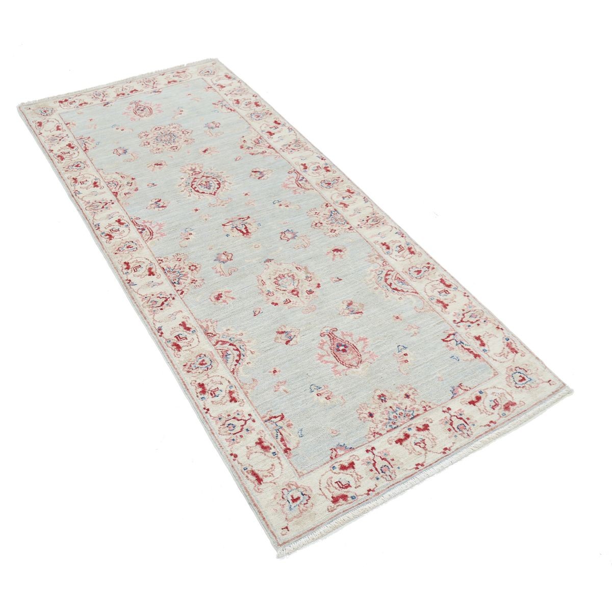 Ziegler 3x6 Handmade Double Knotted Washable Wool Runner - Soft Hues