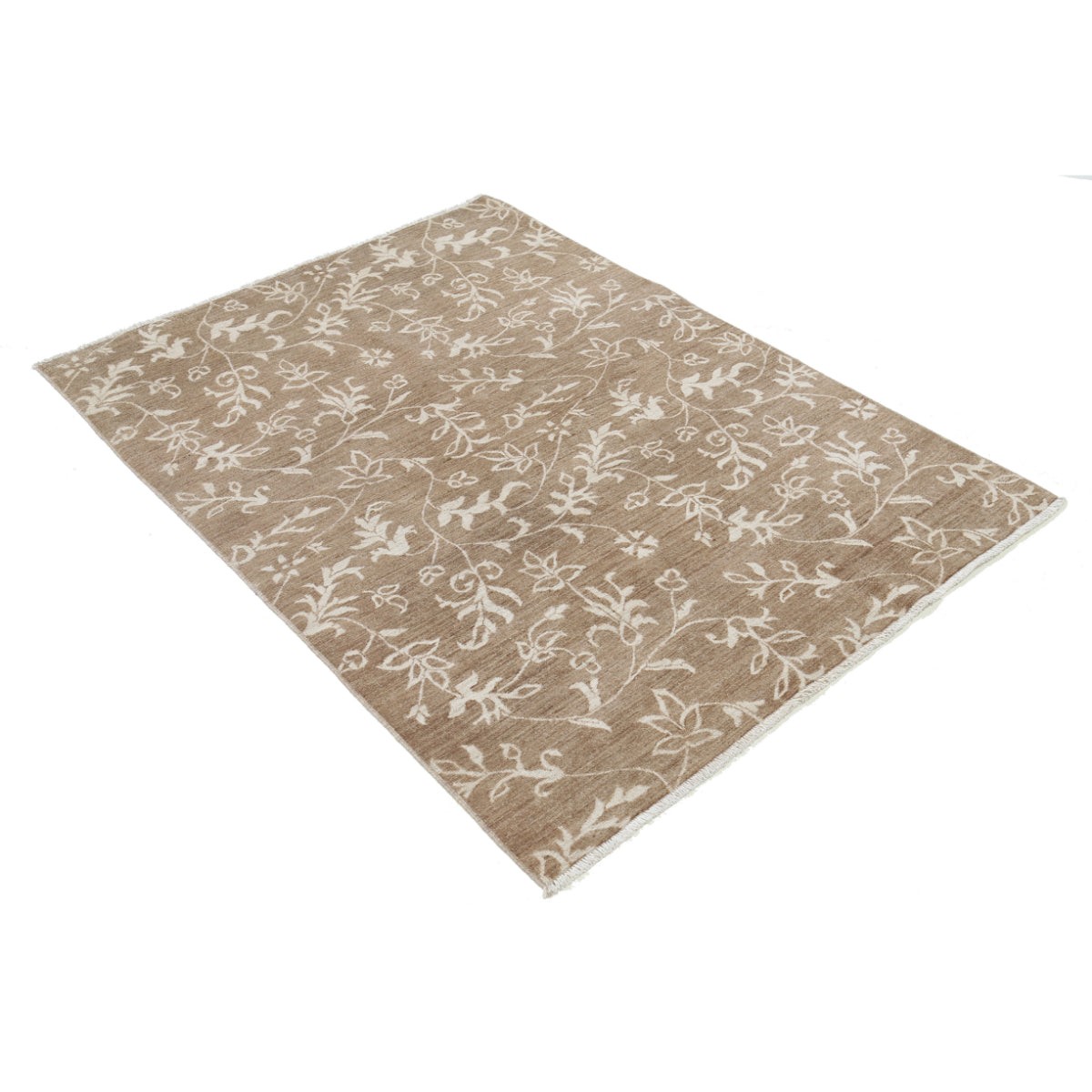 Modcar 4x6 Handmade Double Knotted Washable Wool Rug - Colorful