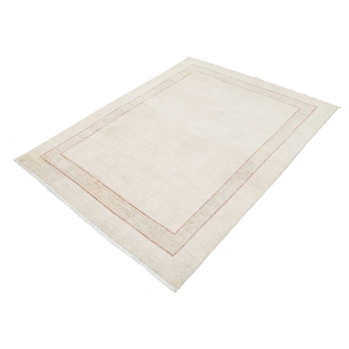 Modcar 5x6 Handmade Double Knotted Washable Wool Rug - Colorful
