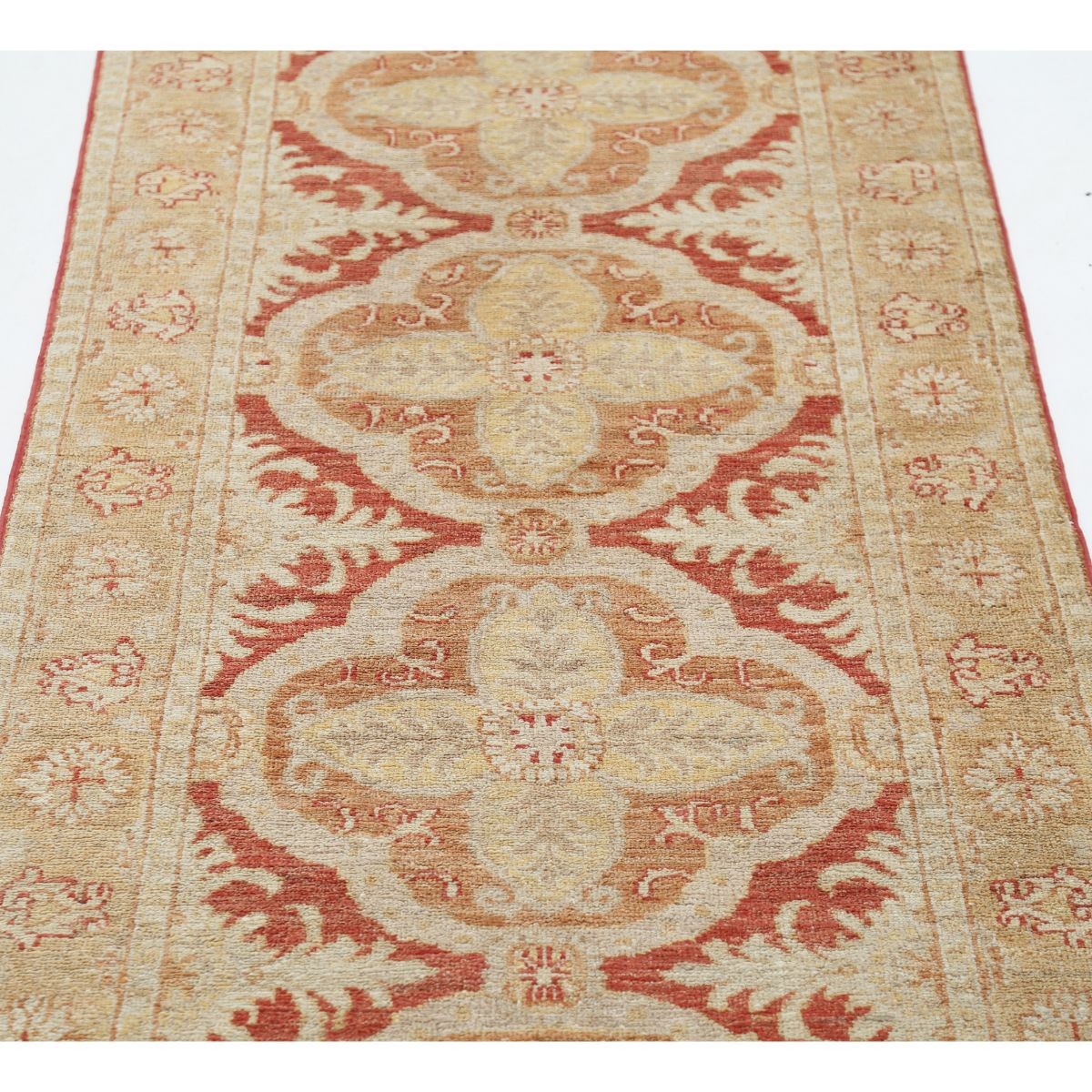 Ziegler 3x9 Handmade Double Knotted Washable Wool Runner - Colorful
