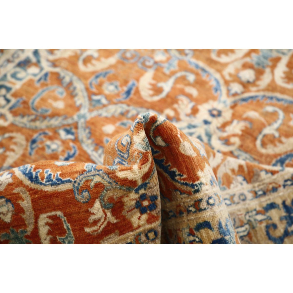 Ziegler 5x6 Handmade Double Knotted Washable Wool Rug - Colorful