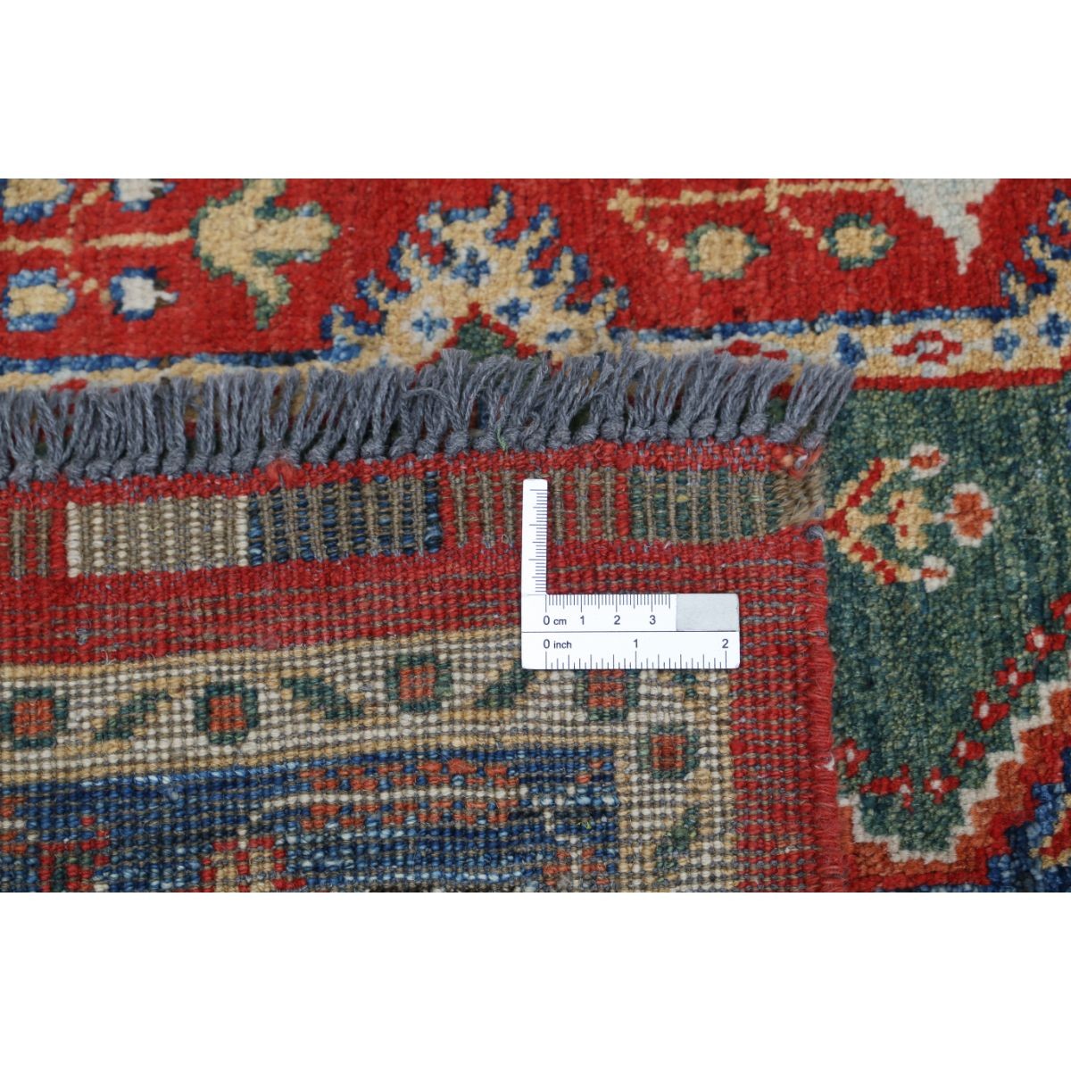 Revival 3x4 Handmade Double Knotted Washable Wool Rug - Colorful