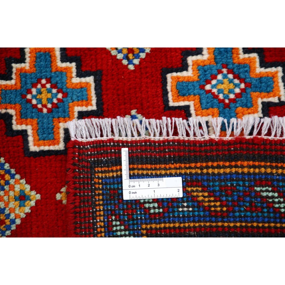 Revival 6x8 Handmade Double Knotted Washable Wool Rug - Colorful