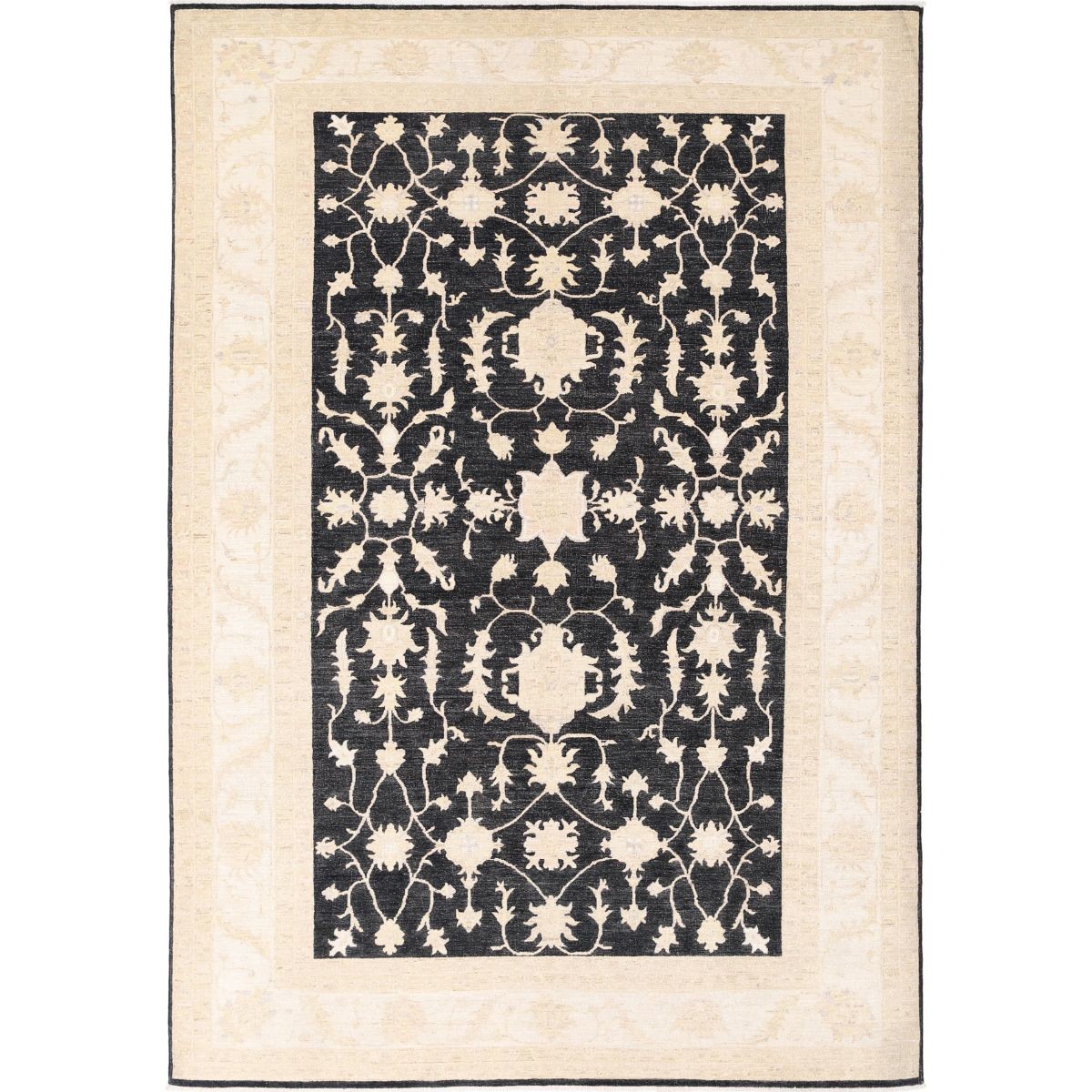 Ziegler 7x10 Handmade Double Knotted Washable Wool Rug - Colorful