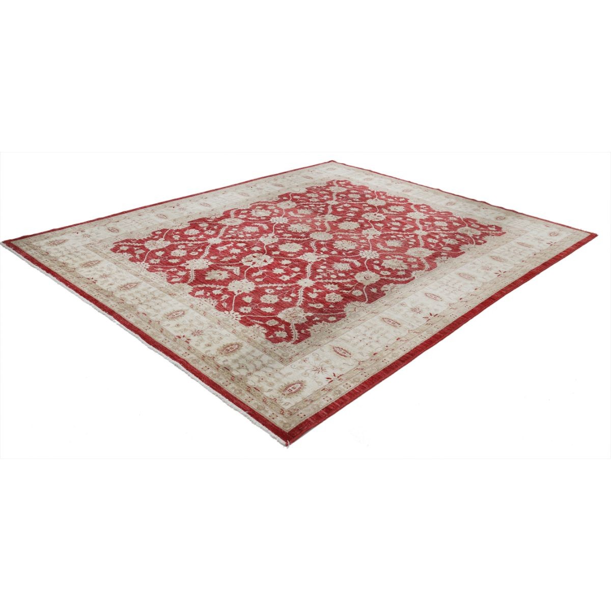 Ziegler 8x10 Handmade Double Knotted Washable Wool Rug - Colorful