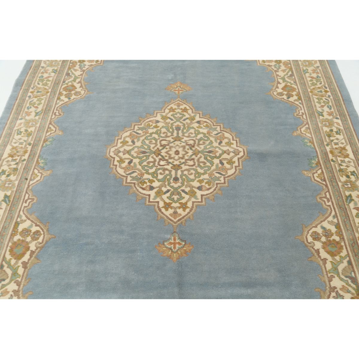 Aubusson 6x9 Handmade Double Knotted Washable Wool Rug - Colorful