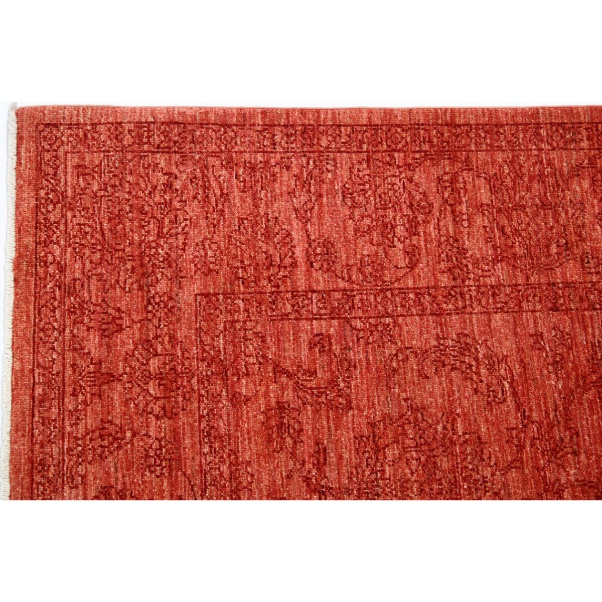 Overdye 6x8 Handmade Double Knotted Washable Wool Rug - Colorful