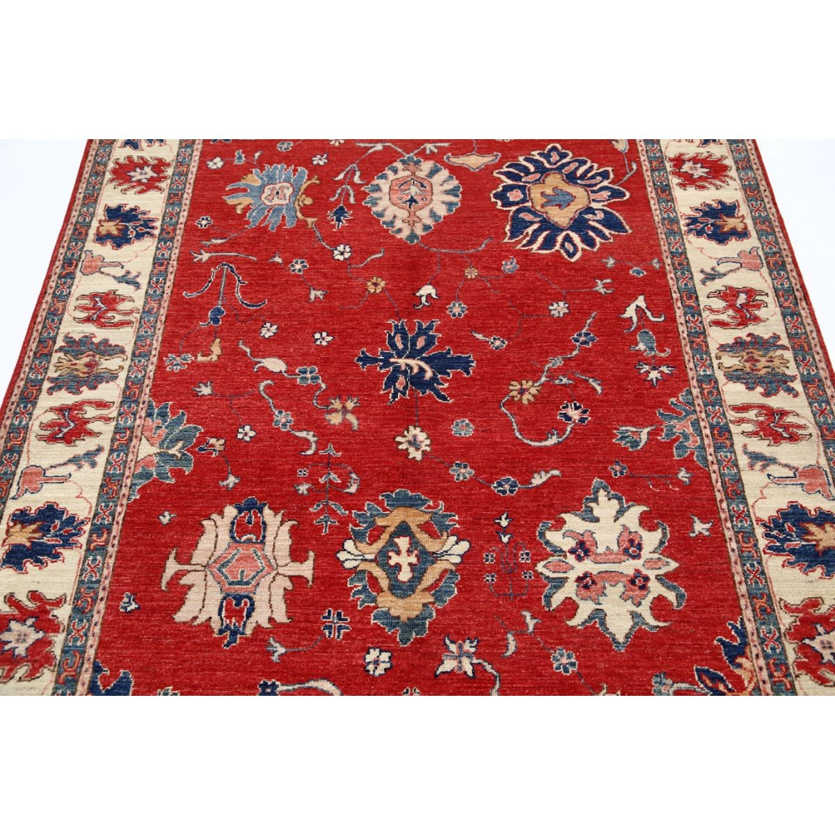 Ziegler 5x7 Handmade Double Knotted Washable Wool Rug - Colorful