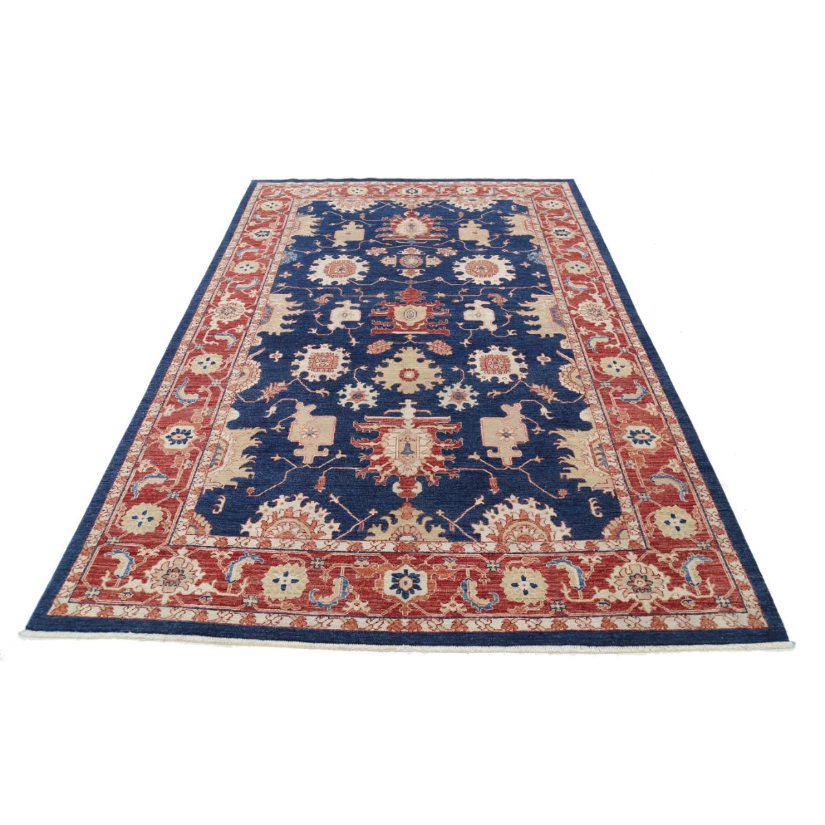 Ziegler 6x9 Hand-Knotted Washable Wool Rug - Colorful