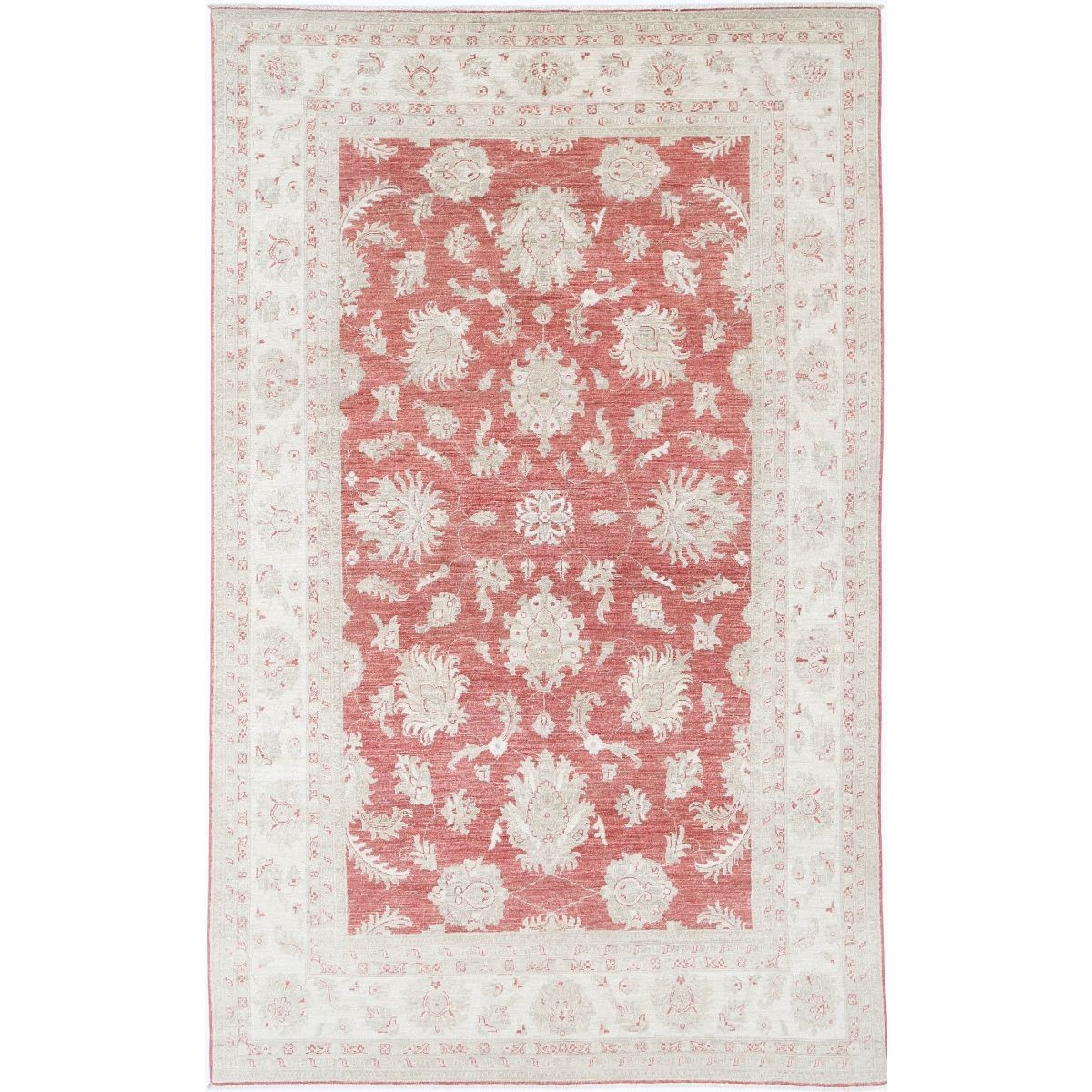 Ziegler 7x11 Handmade Double Knotted Washable Wool Rug - Soft Hues