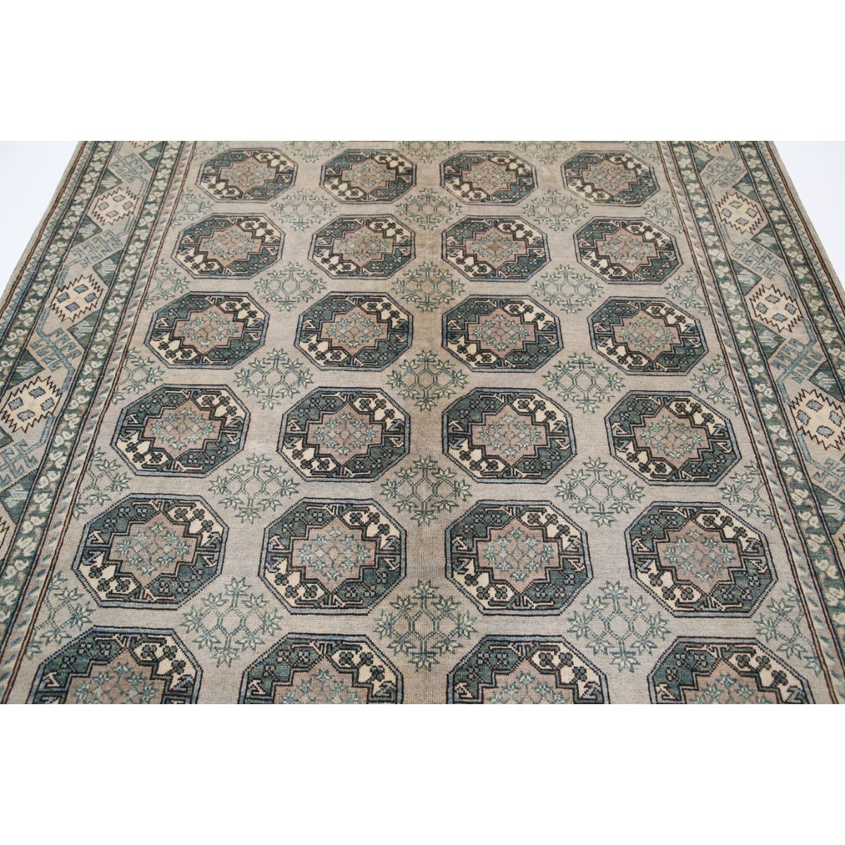 Revival 7x10 Handmade Double Knotted Washable Wool Rug - Colorful