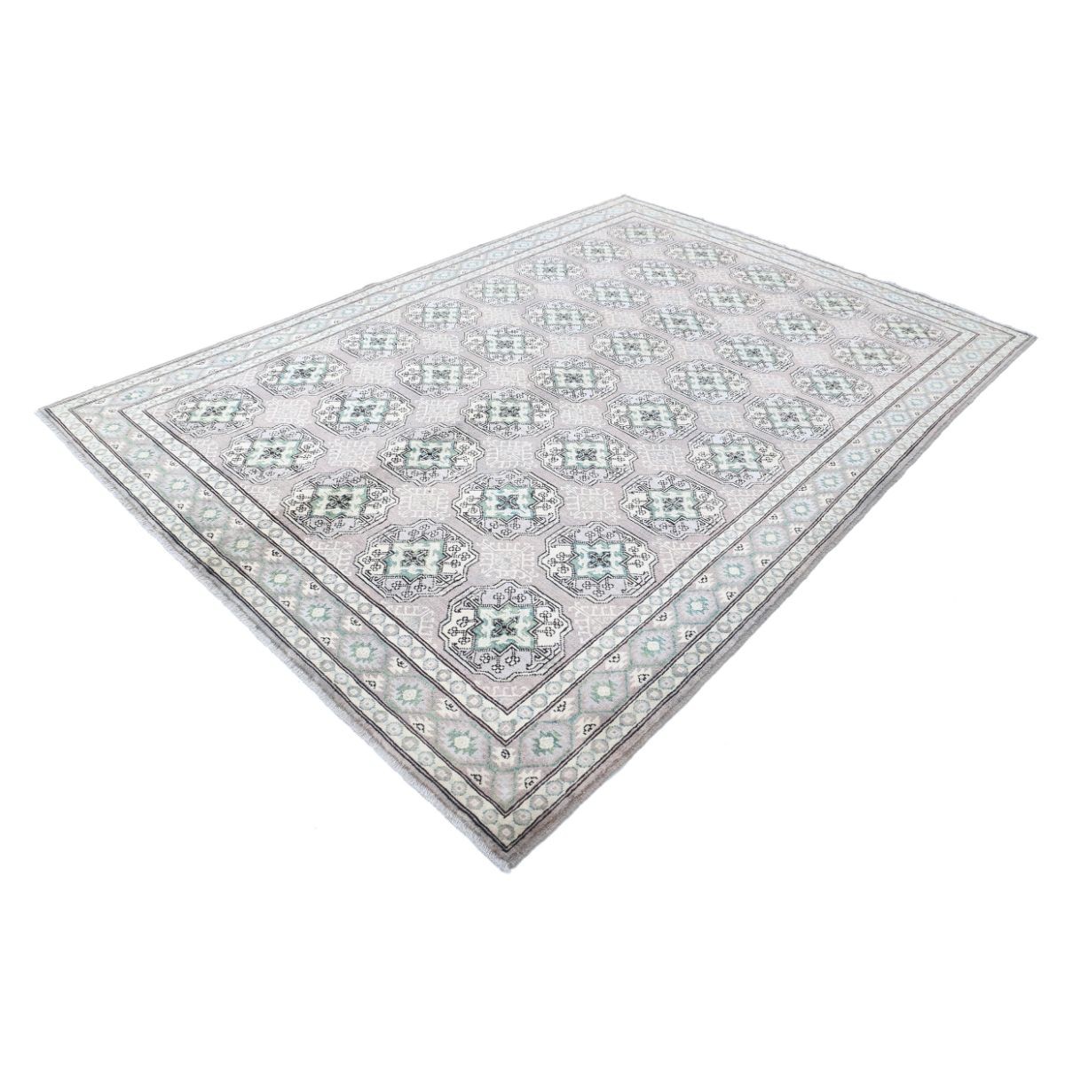 Revival 7x10 Handmade Double Knotted Washable Wool Rug - Colorful