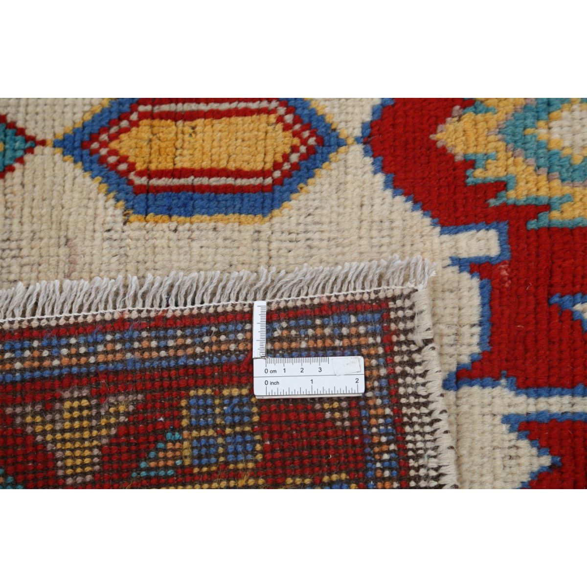 Revival 5x6 Handmade Double Knotted Washable Wool Rug - Colorful