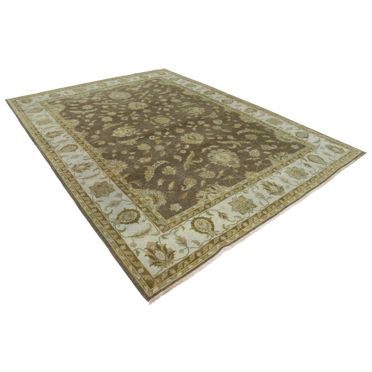 Ziegler 9x12 Handmade Double Knotted Washable Wool Rug - Colorful
