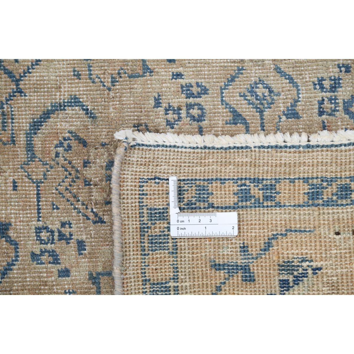Vintage 7x11 Handmade Double Knotted Washable Wool Rug - Soft Hues