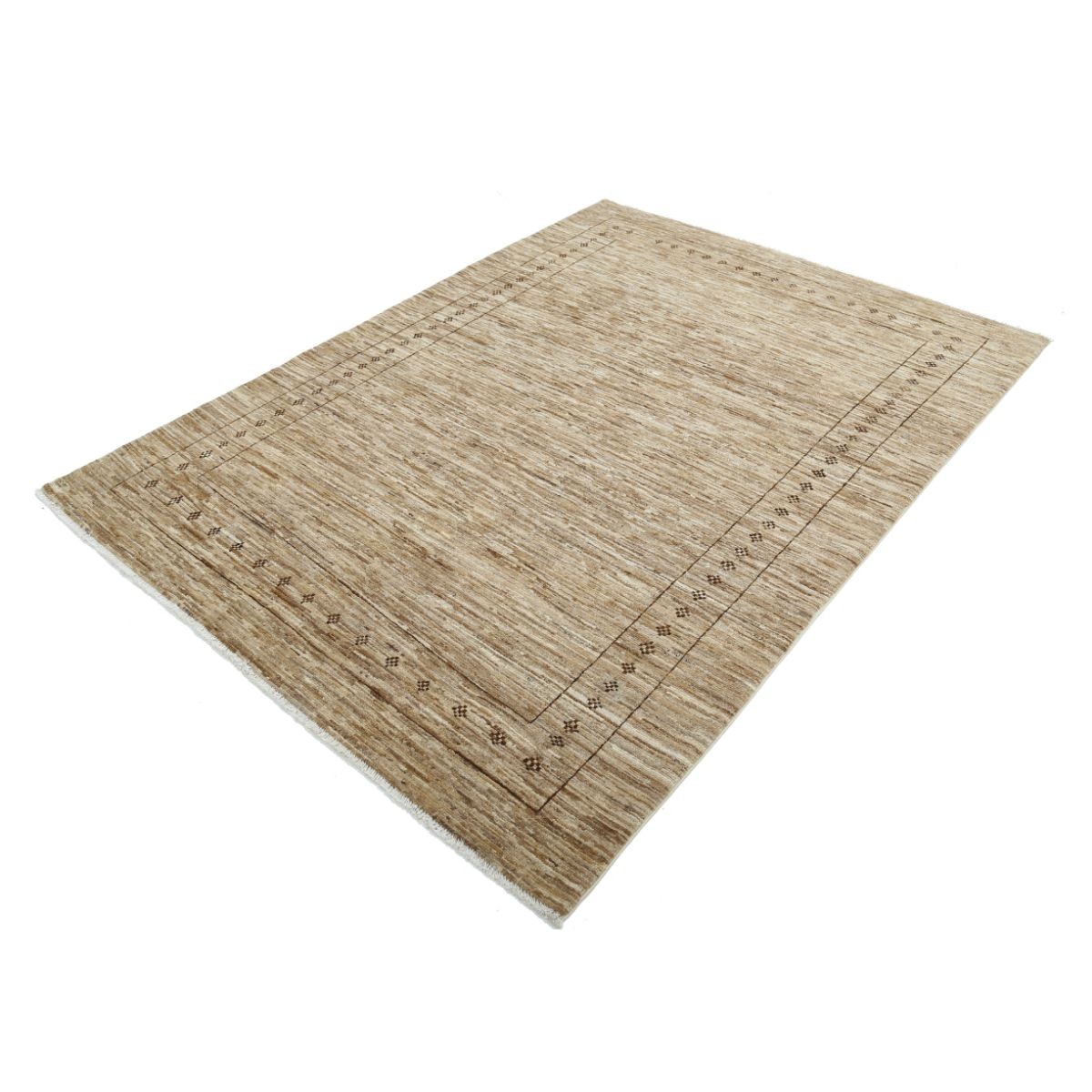 Modcar 5x7 Handmade Double Knotted Washable Wool Rug - Colorful