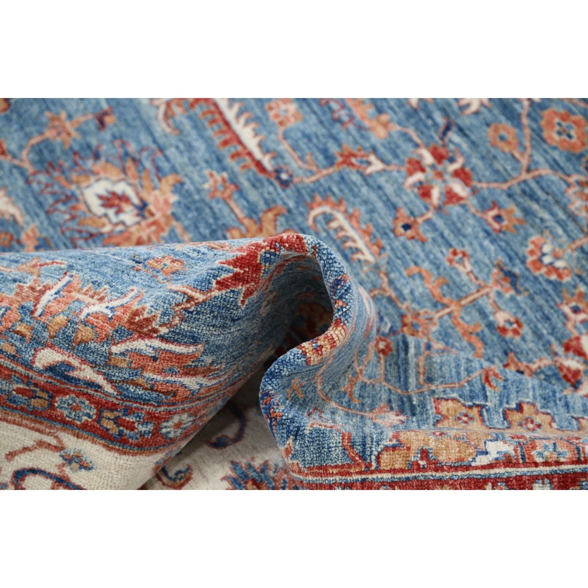 Ziegler 7x9 Handmade Double Knotted Washable Wool Rug - Colorful