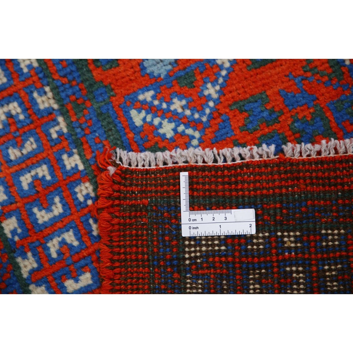 Revival 3x4 Handmade Double Knotted Washable Wool Rug - Colorful