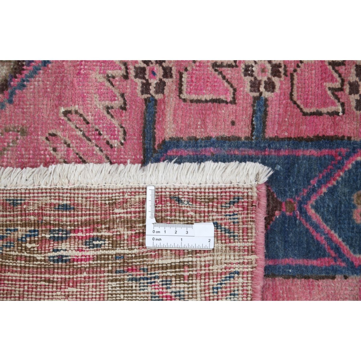 Vintage 4x11 Handmade Double Knotted Washable Wool Runner - Soft Hues