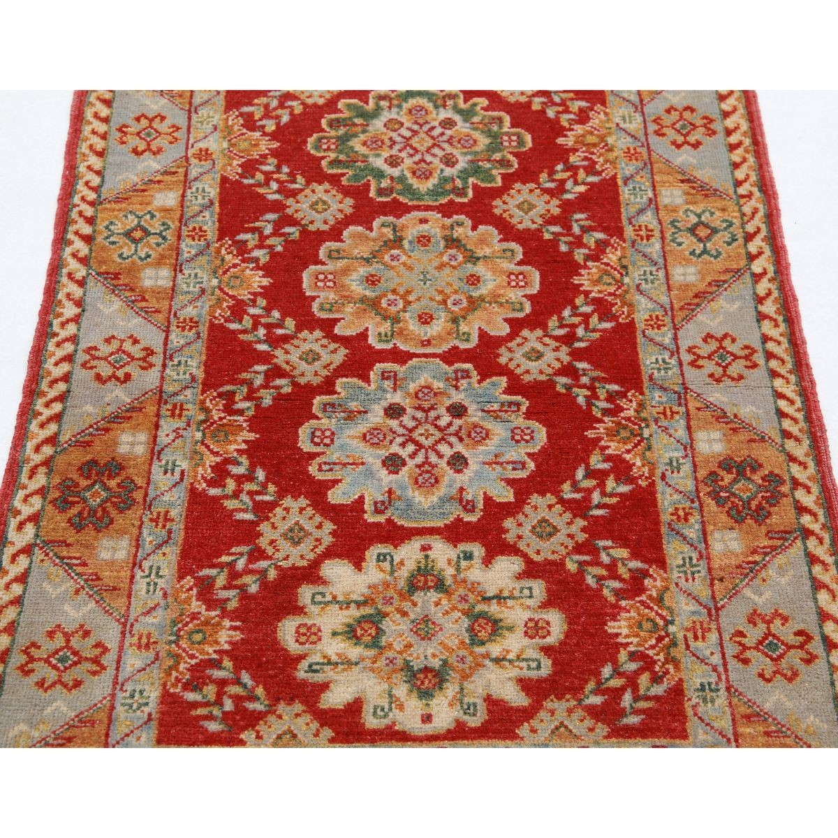 Revival 3x4 Handmade Double Knotted Washable Wool Rug - Colorful