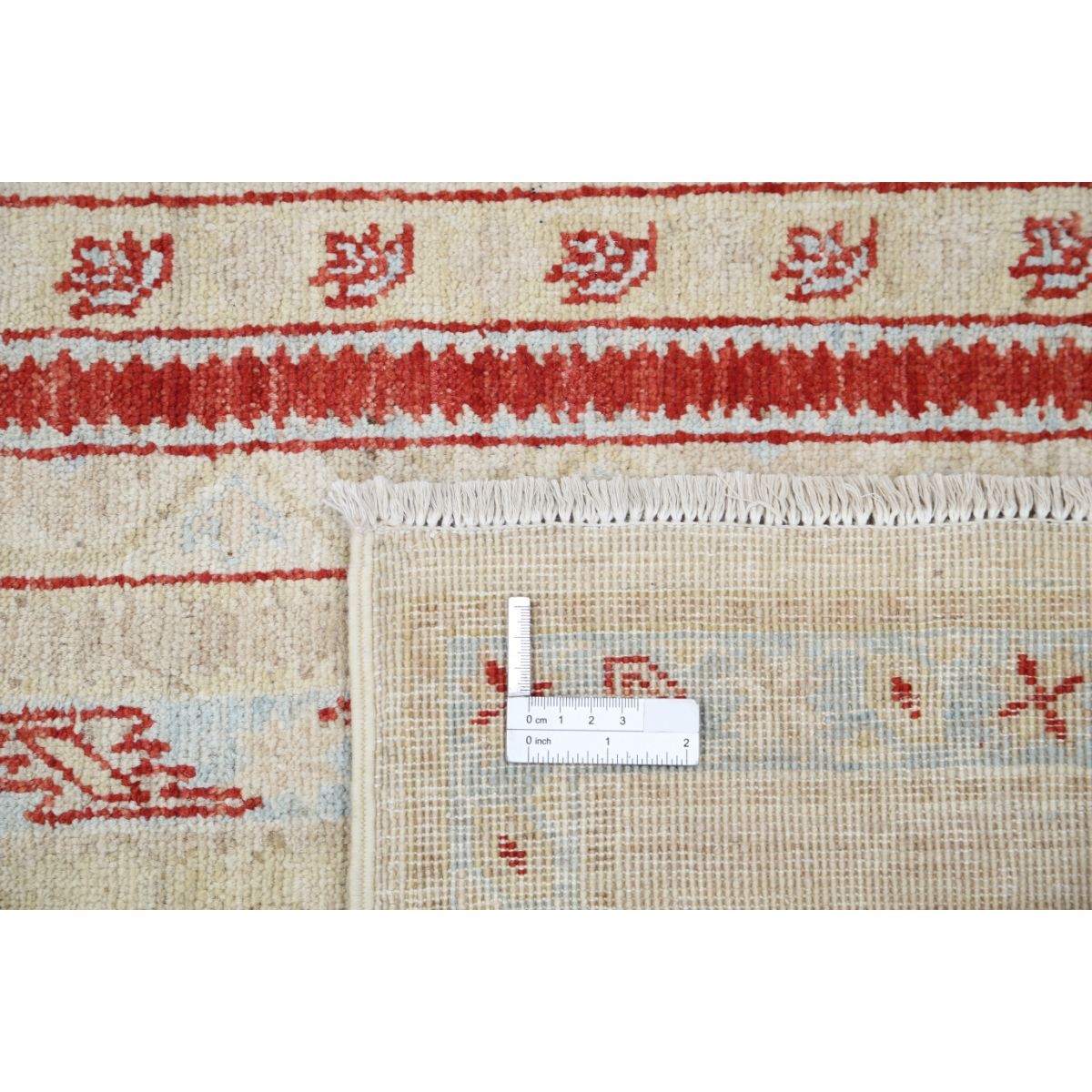 Shaal 6x8 Handmade Double Knotted Washable Wool Rug - Soft Hues