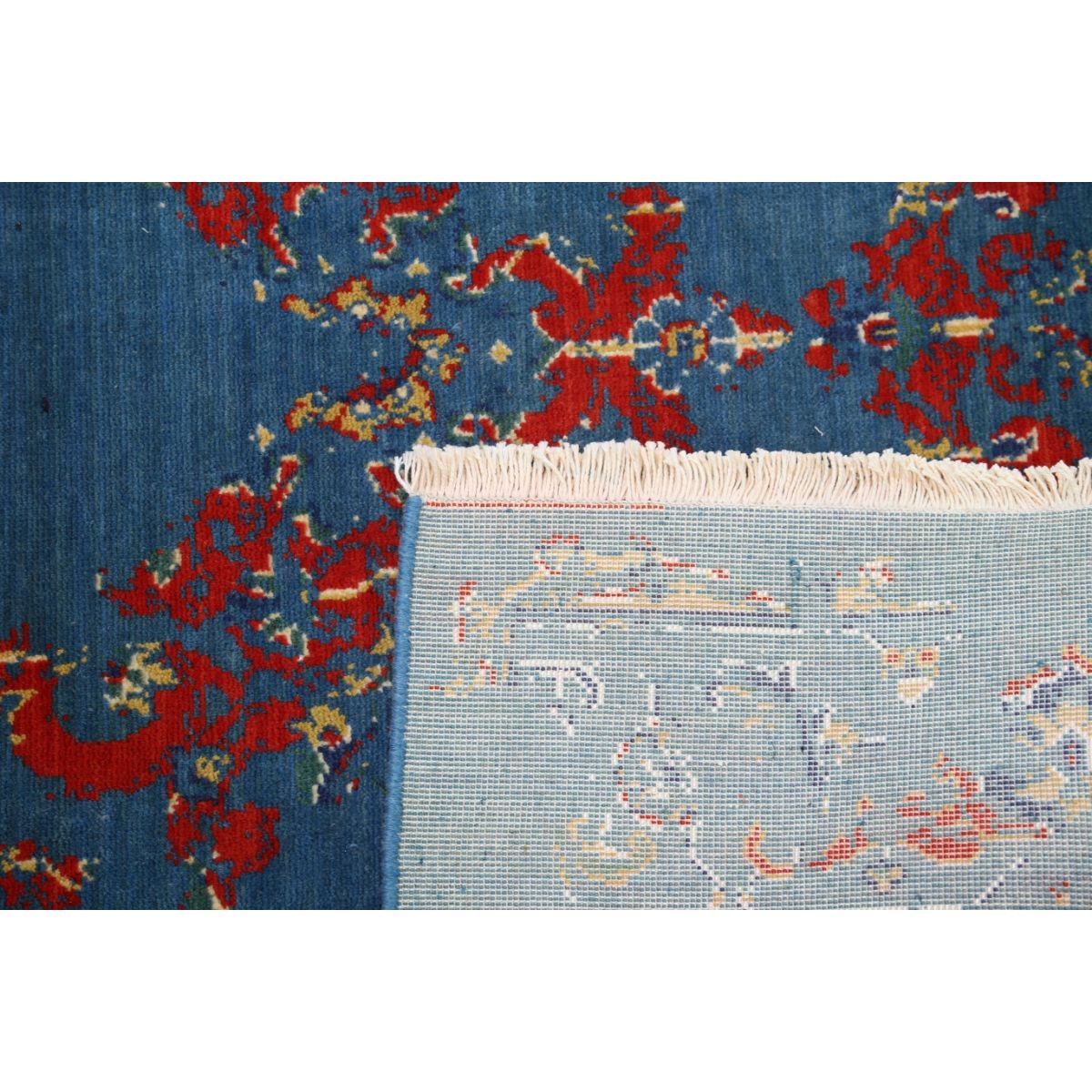 Gulshan 4x6 Machine-Made Washable Wool Rug - Colorful