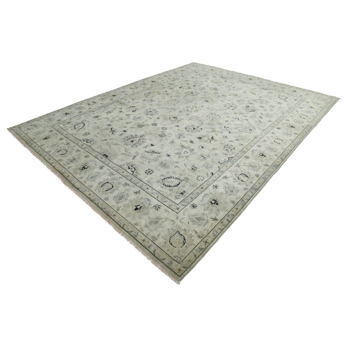 Ziegler 9x12 Handmade Double Knotted Washable Wool Rug - Colorful