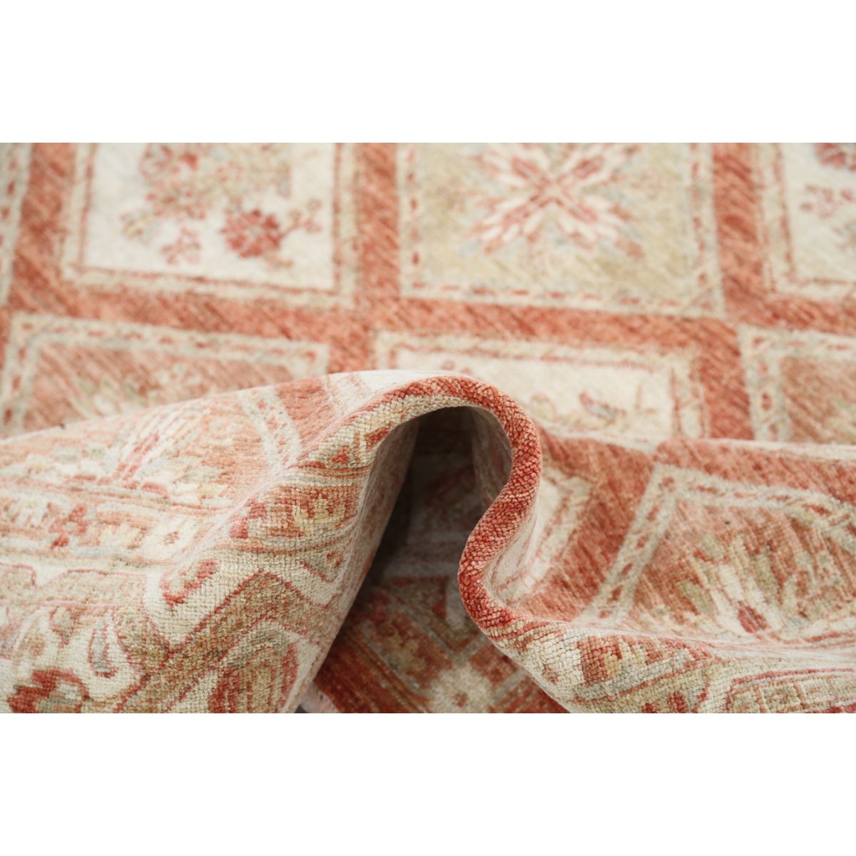Ziegler 7x8 Handmade Double Knotted Washable Wool Rug - Colorful