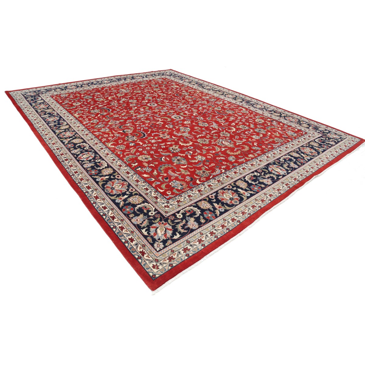 Heritage 12x15 Handmade Double Knotted Washable Wool Rug - Colorful