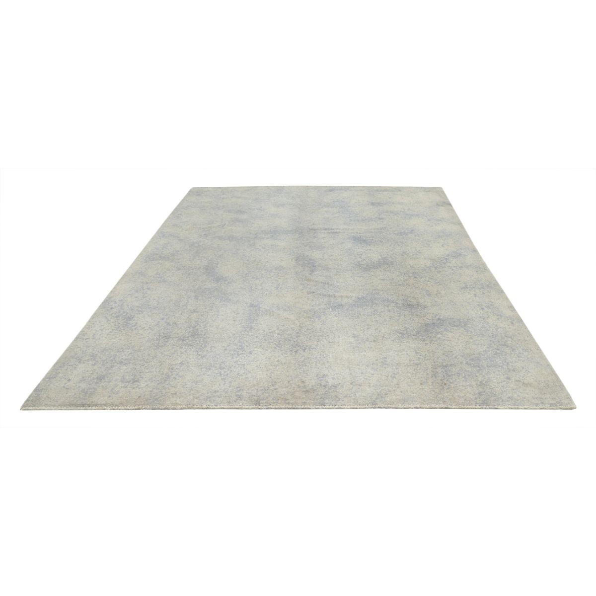 Overdye 8x10 Handmade Double Knotted Washable Wool Rug - Monochormatic