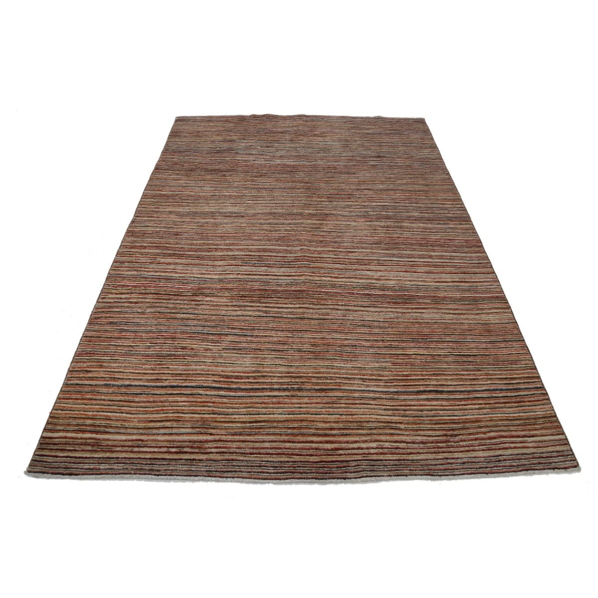 Modcar 5x8 Handmade Double Knotted Washable Wool Rug - Colorful