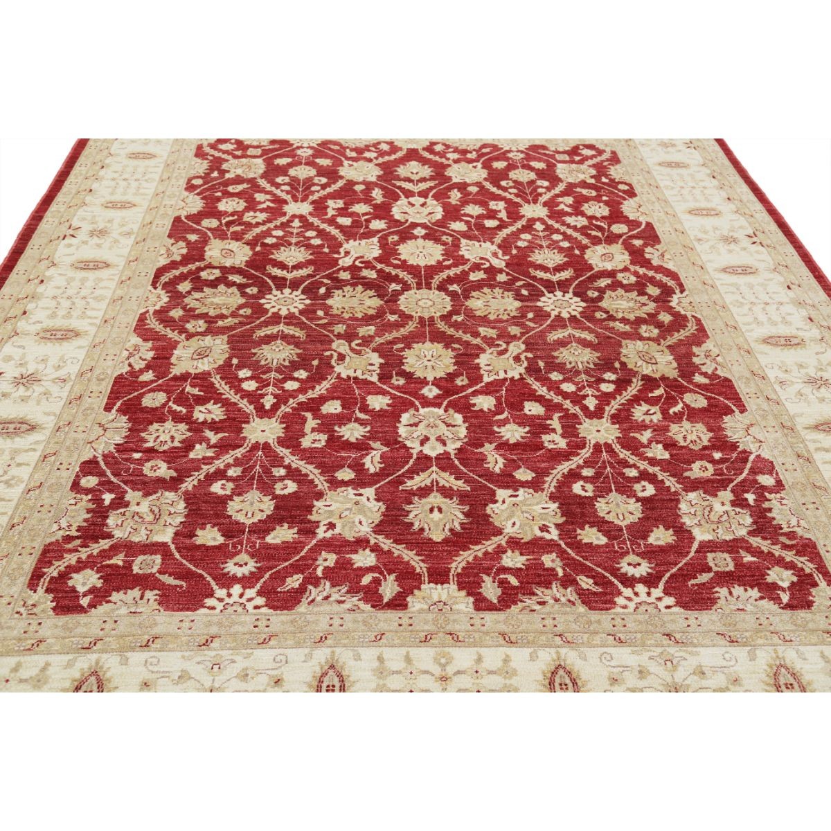 Ziegler 8x10 Handmade Double Knotted Washable Wool Rug - Colorful