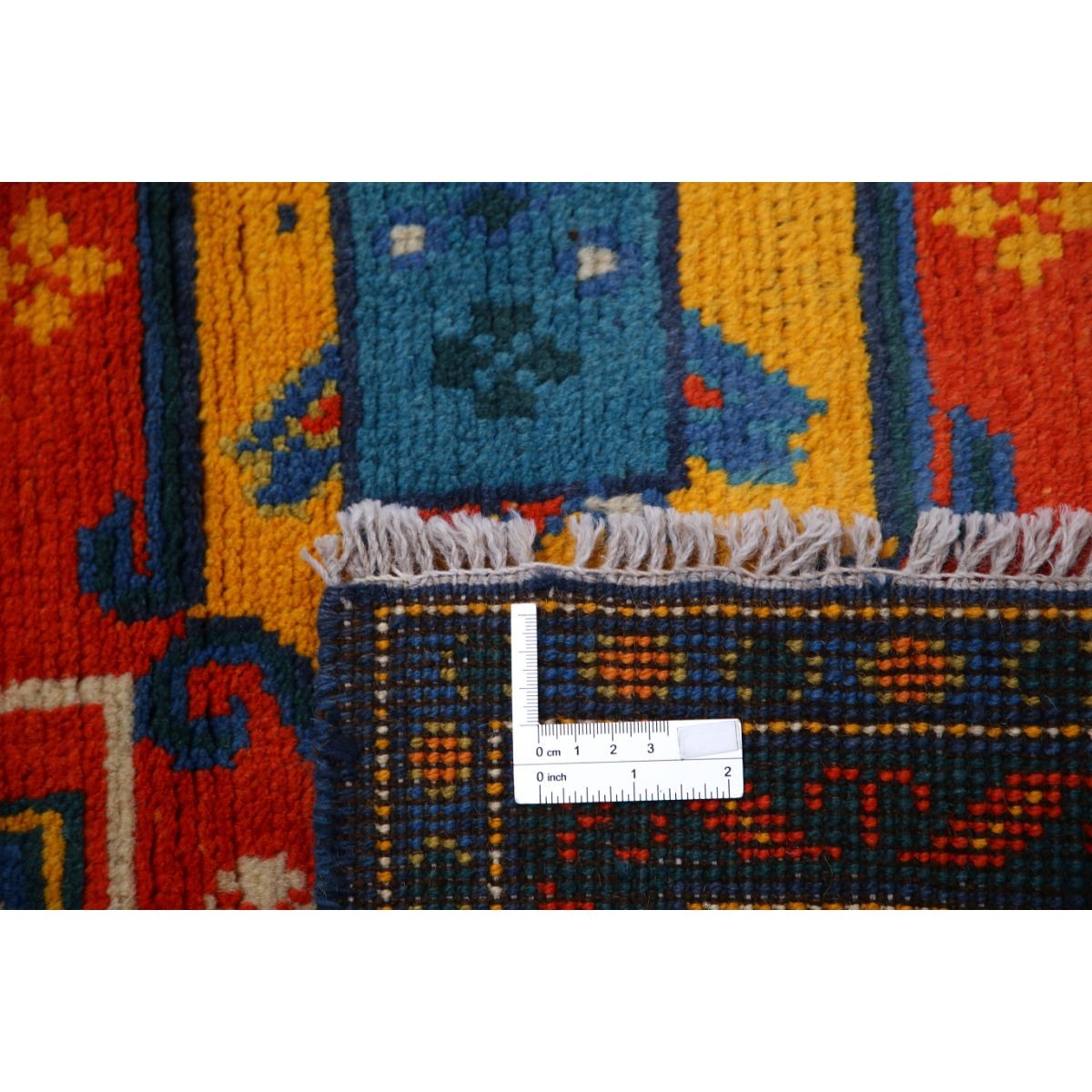 Revival 3x5 Handmade Double Knotted Washable Wool Rug - Colorful