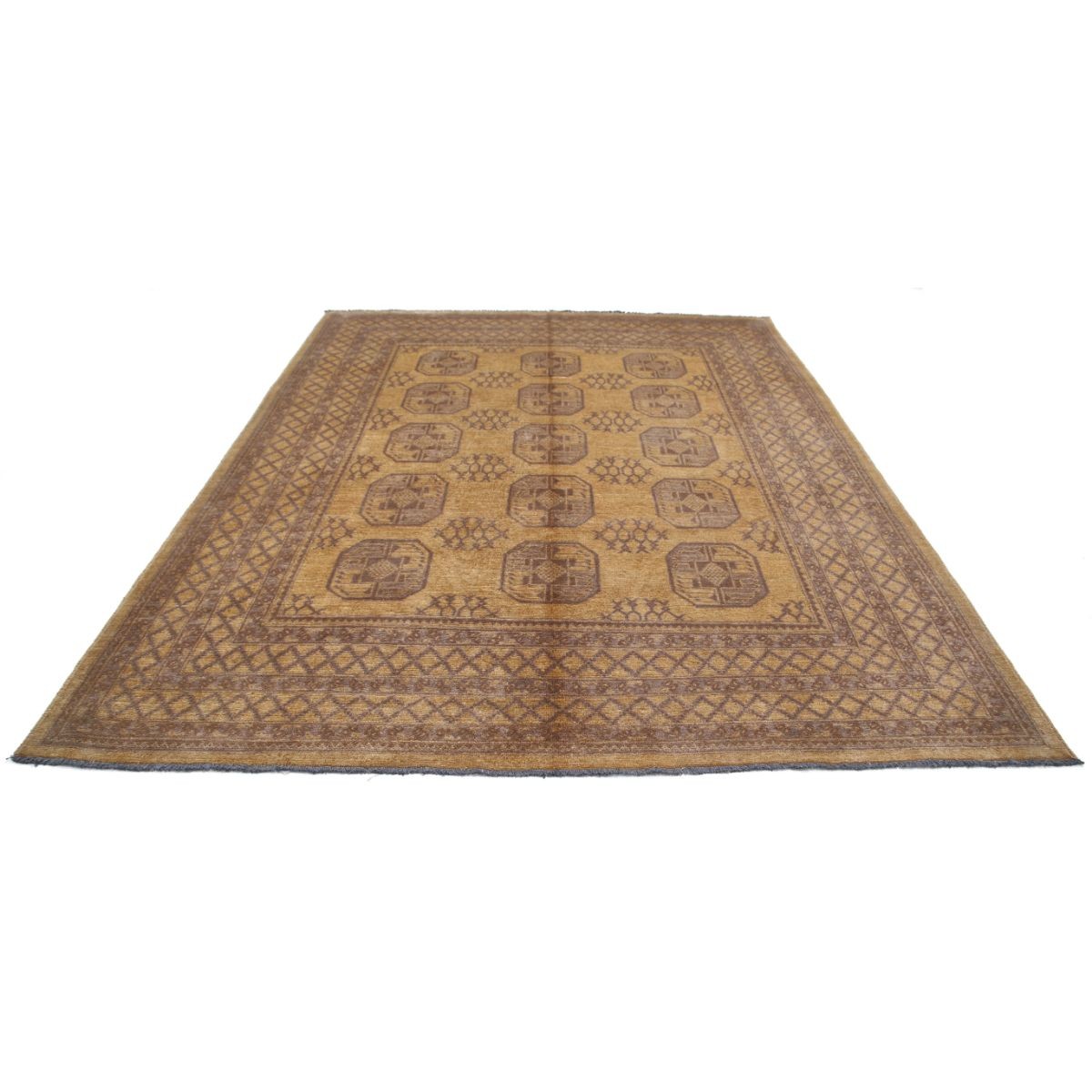 Revival 8x10 Handmade Double Knotted Washable Wool Rug - Colorful
