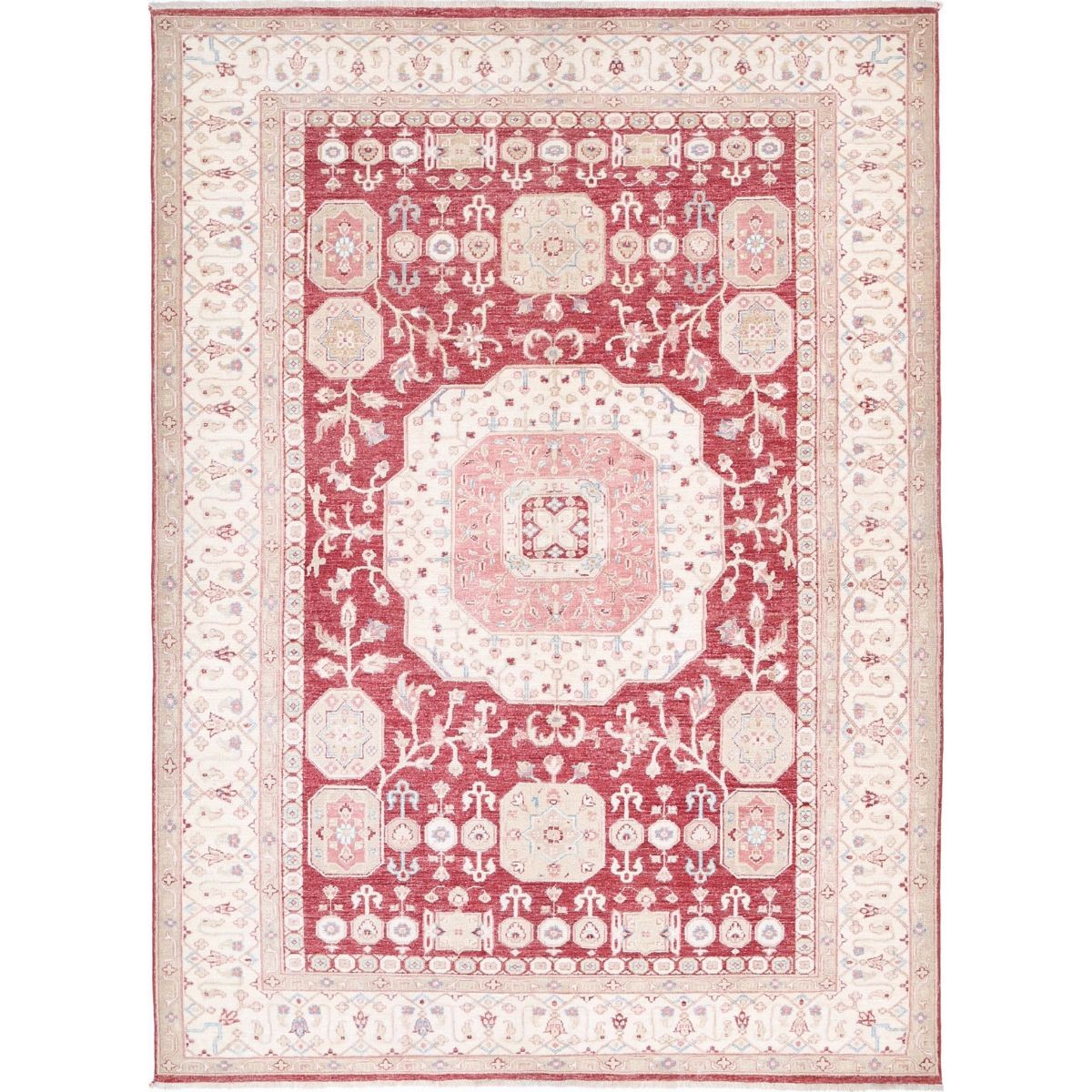 Mamluk 6x8 Handmade Double Knotted Washable Wool Rug - Colorful