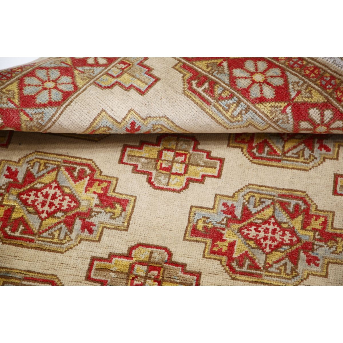 Revival 3x5 Handmade Double Knotted Washable Wool Rug - Colorful