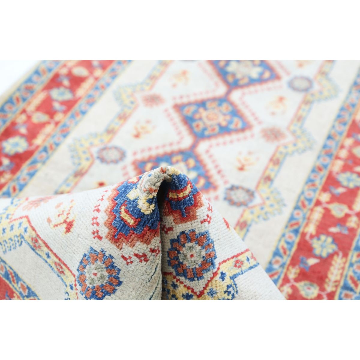 Revival 3x10 Handmade Double Knotted Washable Wool Runner - Colorful
