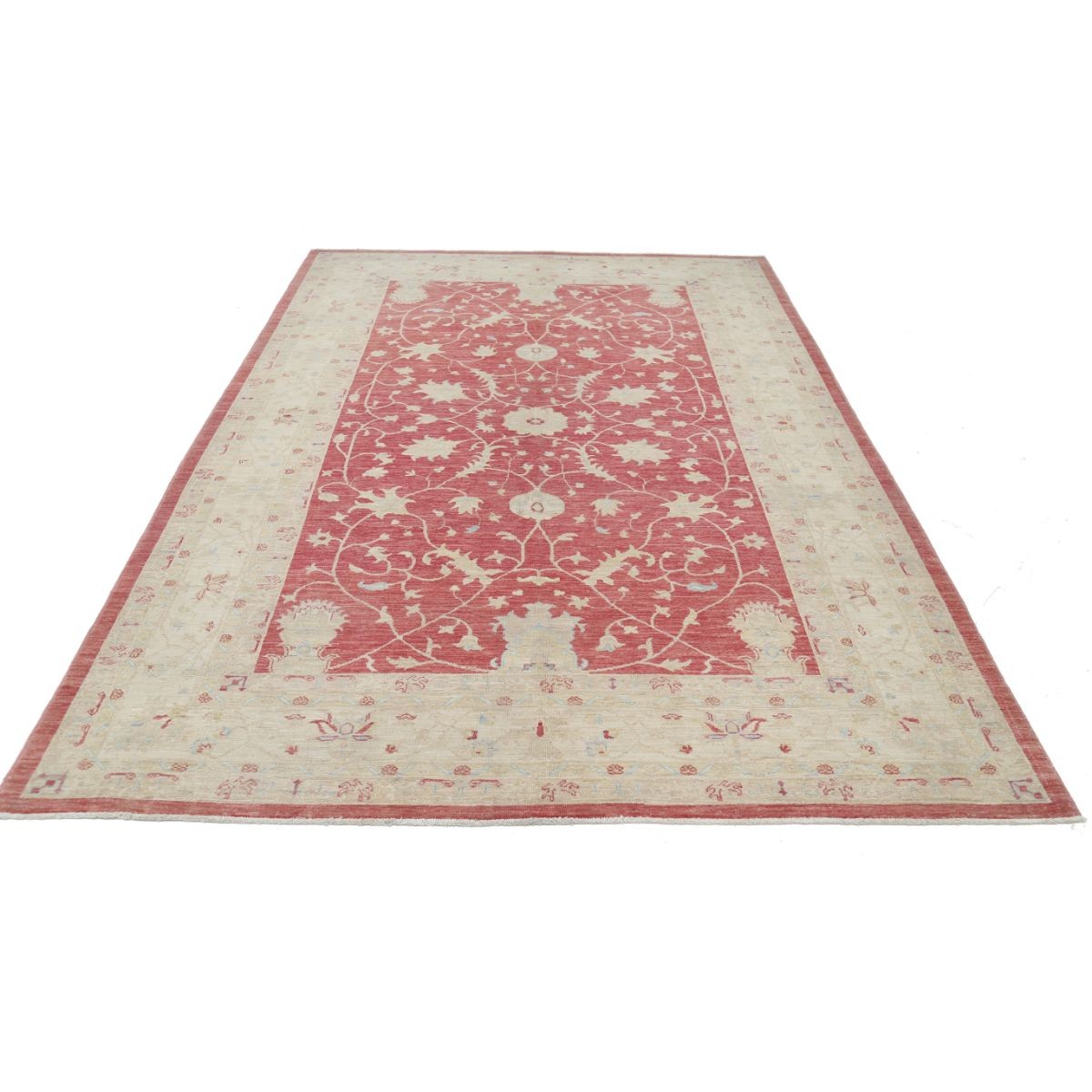 Ziegler 7x10 Handmade Double Knotted Washable Wool Rug - Soft Hues